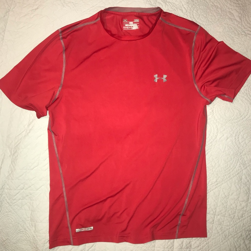 Men’s Under Amour fitted shirt/ large/ heat gear